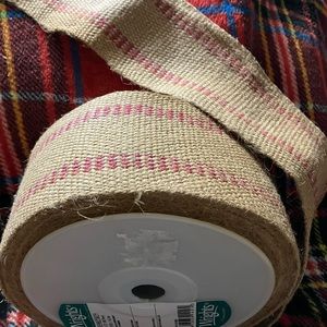Wright’s Burlap Jute Strapping 18 yards. 3 1/2 inches wide